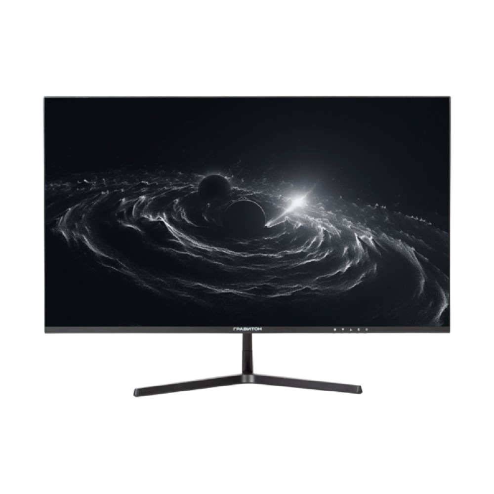LCD 27" ГРАВИТОН МН27Б [171297] (IPS,1920x1080,178°/178°,5мс,300кд/м, 75Гц,Type-C PD,2xHDMI2.0,2xUSB2.0, с регулируемой опорой, Реестр МПТ)