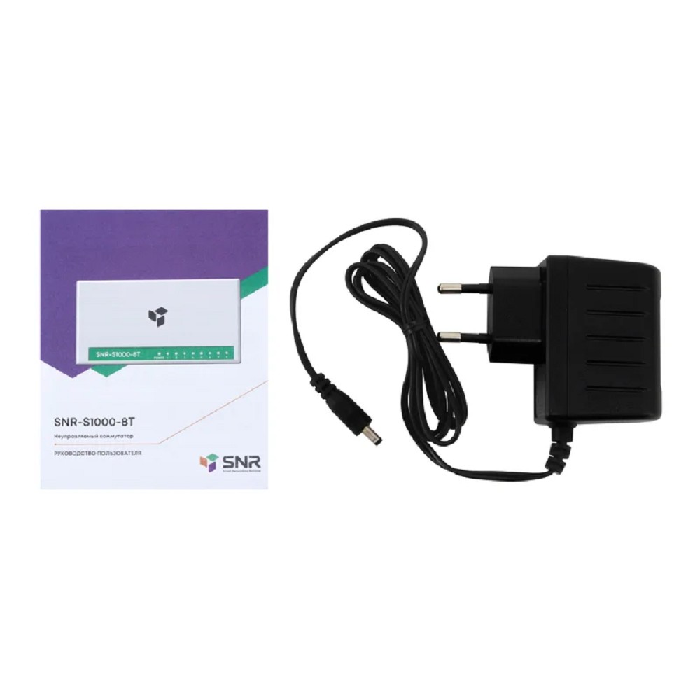 Неуправляемый Ethernet-коммутатор SNR SNR-S1000-8T