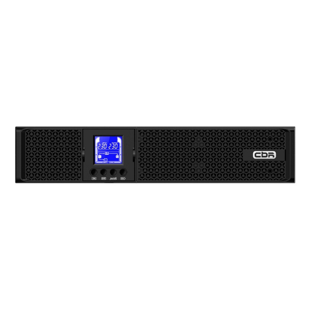 ИБП CBR ESSENCE ESN-1000 RT [Online 1000 VA / 1000 W, Rack/Tower, 8 x C13, LCD, HID-USB, RS232, EPO, SNMP slot] (ESN-1KRT-8I-LCHERSC) CBR Tech