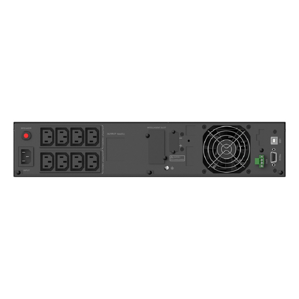 ИБП CBR ESSENCE ESN-2000 RT [Online 2000 VA / 2000 W, Rack/Tower, 8 x C13, LCD, HID-USB, RS232, EPO, SNMP slot] (ESN-2KRT-8I-LCHERSC) CBR Tech