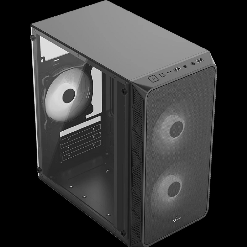 Formula Air Mesh G4 Black (mATX, Acryl, 2xUSB, 1x12cm fan. 1x3.5" HDD, 2x2.5" SSD) No Name арт. 4711401660637