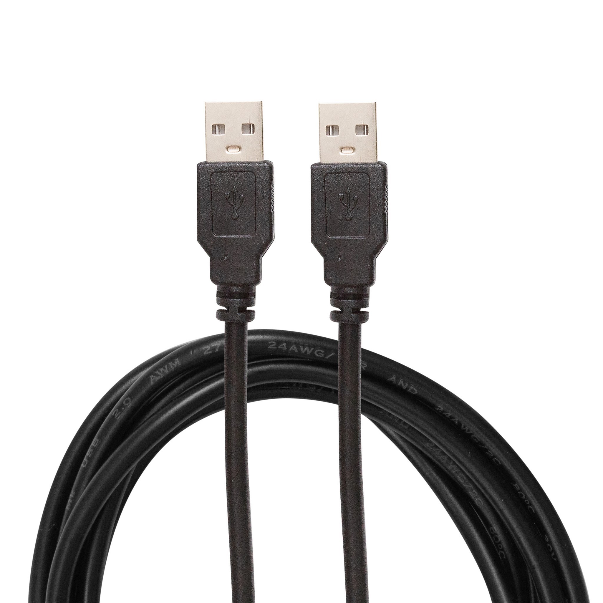 Bion Кабель удлинительный USB 2.0 AM/AM, 1.8 м, черный [BXP-CCP-USB2-AMAM-018] Bion Expert