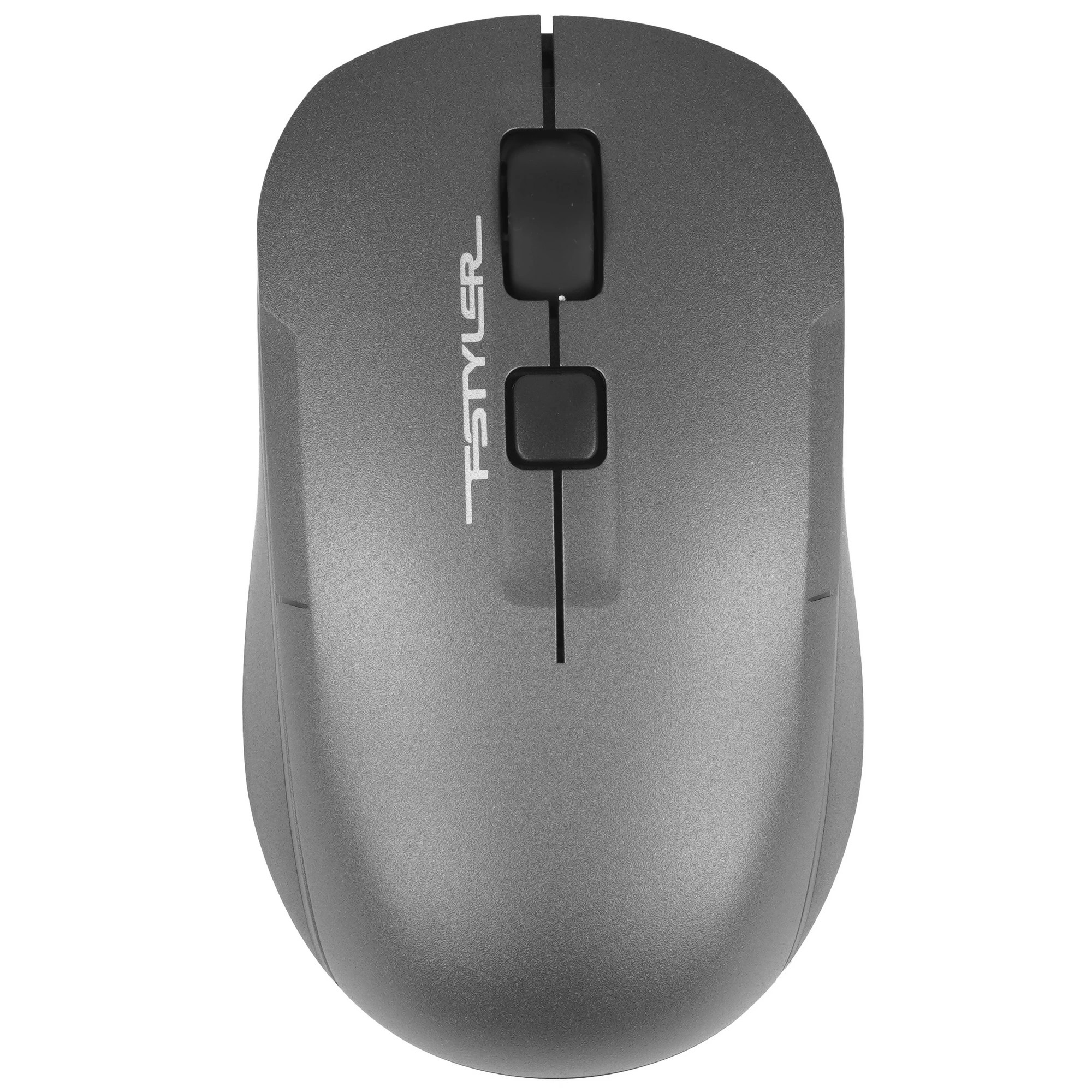 Мышь Wireless A4Tech Fstyler FB26CS Air2 серая/черная, оптическая (2000dpi), BT/Radio, USB, для ноутбука, (4but) (2011600) арт. FB26CS AIR2 SMOKY GREY