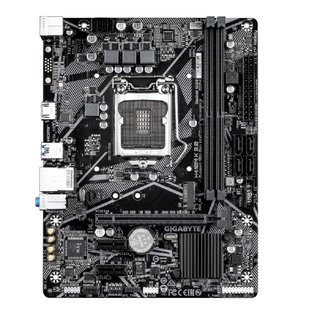 Материнская плата Gigabyte H410M K 2.0 (1.0)