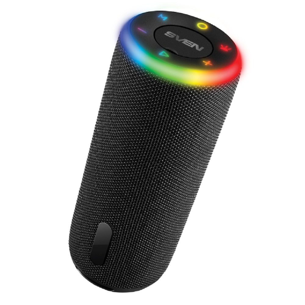 SVEN PS-150, черный (10 Вт, Waterproof (IPx4), TWS, Bluetooth, FM, USB, 1200мА*ч) арт. SV-022327