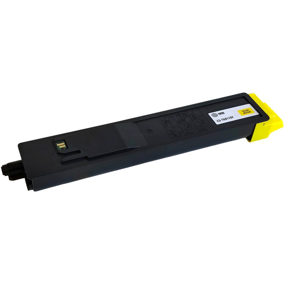 Картридж лазерный Cactus CS-TK8110Y TK-8110Y Asia-Pacific желтый (6000стр.) для Kyocera Mita Ecosys M8124cidn/M8130cidn