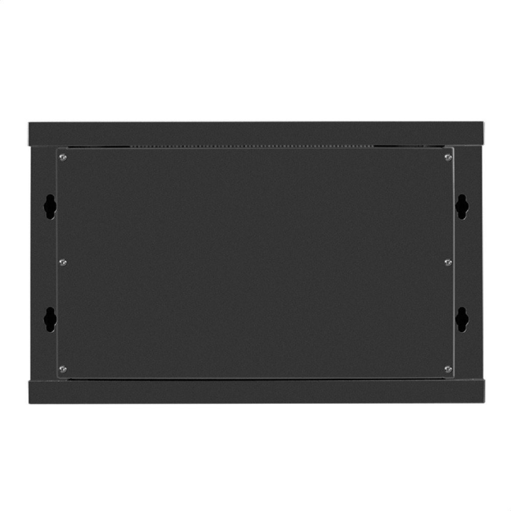 Exegate EX298617RUS Шкаф телекоммуникационный 19" настенный 6U ExeGate EC-WM-6U.450.M.BLACK (19”, 6U, 600x450x370mm (ШхГхВ), передняя дверь металл, съемные боковые панели, пыле- и влагозащита IP23, че