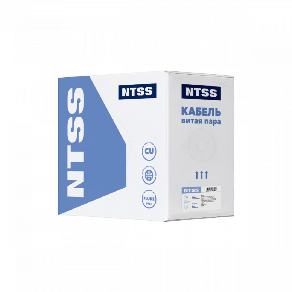 Кабель информационный NTSS NTSS-IN-UTP4-5E-LSZH-OR кат.5E UTP 4 пары 24AWG LSZH внутренний 305м оранжевый