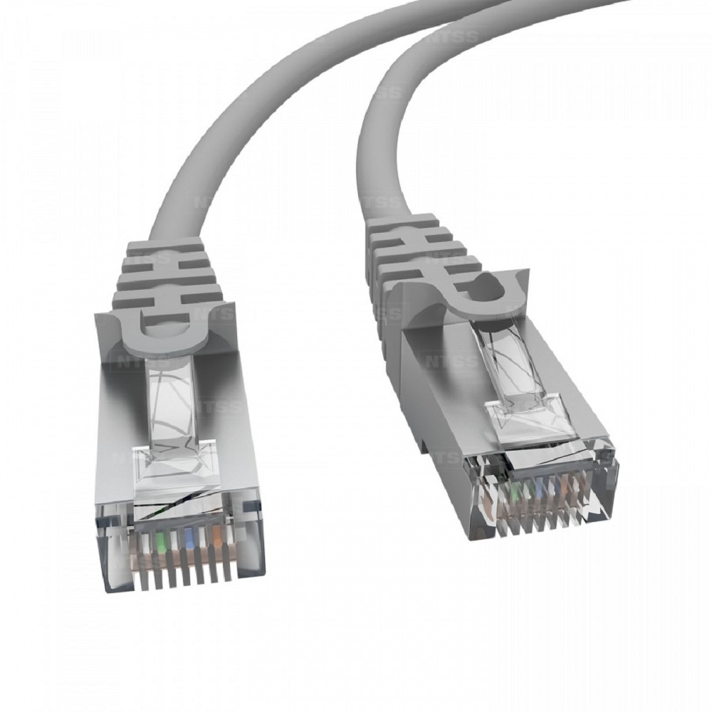 NTSS Патч-корд NTSS PREMIUM 2xRJ45/8P8C, T568B FTP CAT5e LSZH 3 метра, серый NTSS-PC-PM-FTP-RJ45-5e-3.0-LSZH-GY