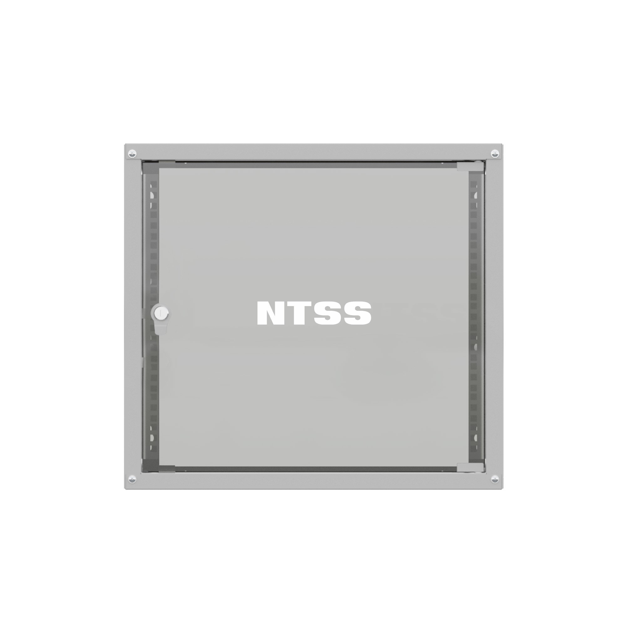 Шкаф коммутационный NTSS Lime (NTSS-WL9U5560GS) настенный 9U 550x600мм пер.дв.стекл несъемн.бок.пан. 30кг серый 520мм 15.6кг 110град. 500мм IP20 сталь