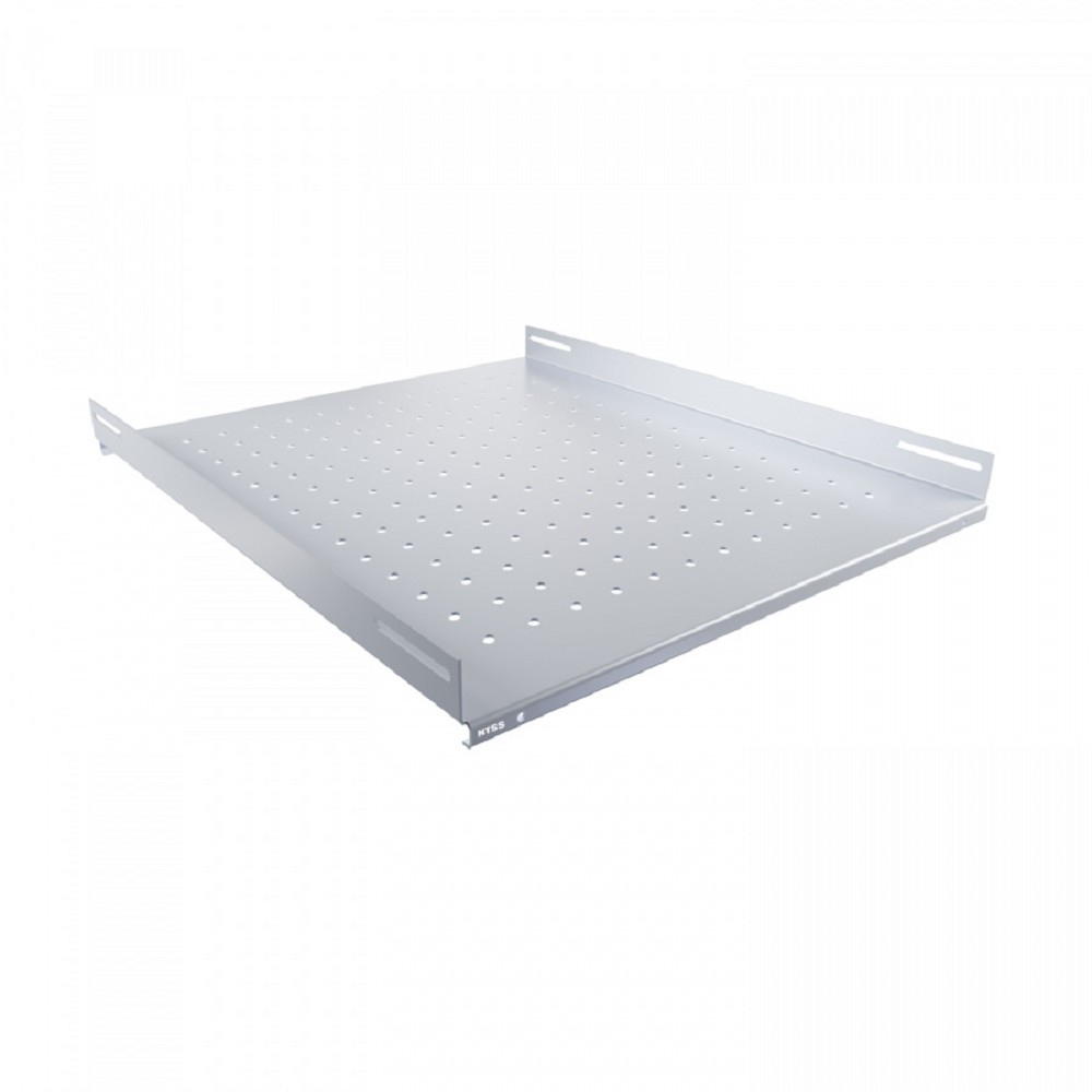 Полка стационарная NTSS NTSS-FS-H-800 1U нагр.:100кг. 19" 550мм серый (упак.:1шт)