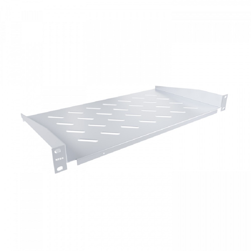 Полка стационарная NTSS NTSS-FF-250 1U нагр.:20кг. 19" 250мм серый (упак.:1шт)