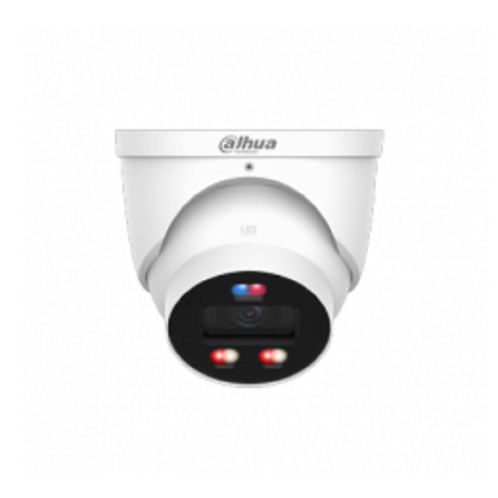 DAHUA DH-IPC-HDW3849HP-AS-PV-0360B-PRO Уличная купольная IP-видеокамера WizColor с ИИ и активным сдерживанием 8mp, 1/1.8” CMOS, объектив 3.6мм, видеоаналитика, ИК 30м, LED 30м, IP67