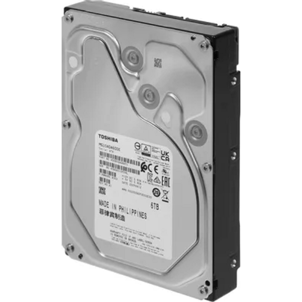 Toshiba Enterprise HDD 3.5" SATA 6TB, 7200 rpm, 512MB buffer, MG10ADA600E, 1 year