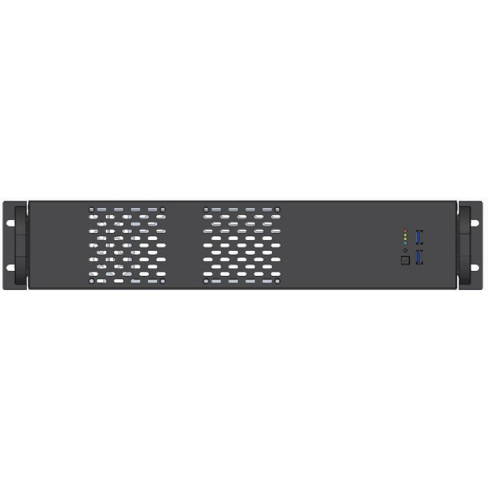 Procase 2U350-04 (Корпус 2U Rack server case, черный, без блока питания(PS/2), глубина 350мм, MB 9.6"x9.6" 4 HDD)