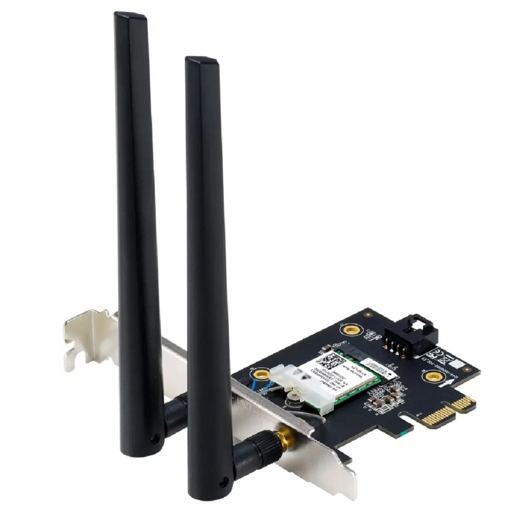 ASUS PCE-BE6500 // WI-FI 7 802.11be, 2882 + 688Mbps, PCI-E Adapter, 2 antenna