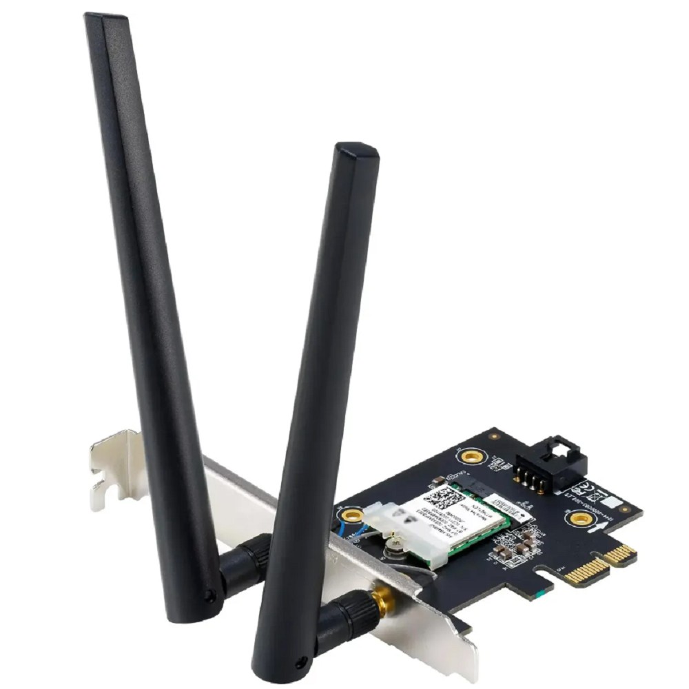 ASUS PCE-BE6500 // WI-FI 7 802.11be, 2882 + 688Mbps, PCI-E Adapter, 2 antenna