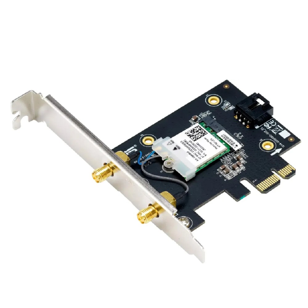 ASUS PCE-BE6500 // WI-FI 7 802.11be, 2882 + 688Mbps, PCI-E Adapter, 2 antenna