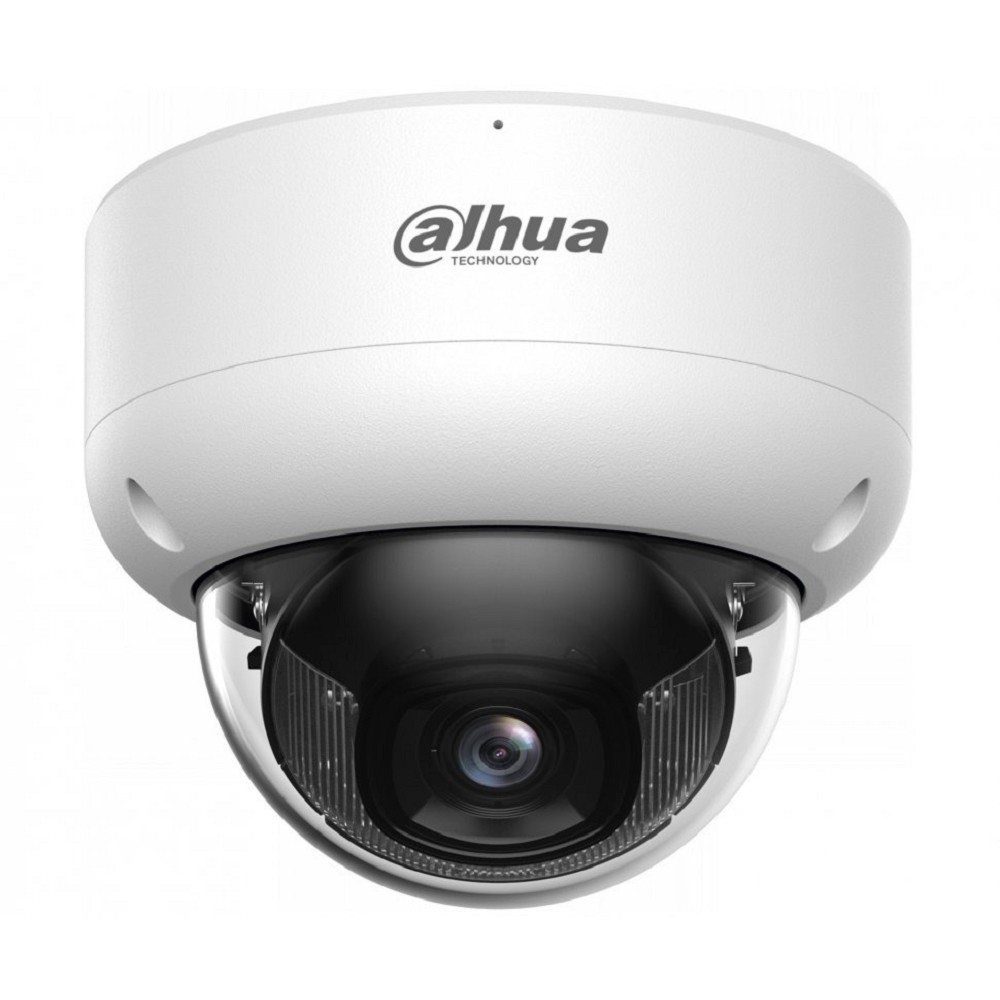 DAHUA DH-IPC-HDBW3249EP-S-IL-0280B Уличная купольная IP-видеокамера с ИИ 2Мп; 1/2.9” CMOS; объектив 2.8мм; видеоаналитика: SMD 4.0, AI SSA; ИК40м, LED 40м; IP67, IK10; MicroSD, PoE; корпус: металл