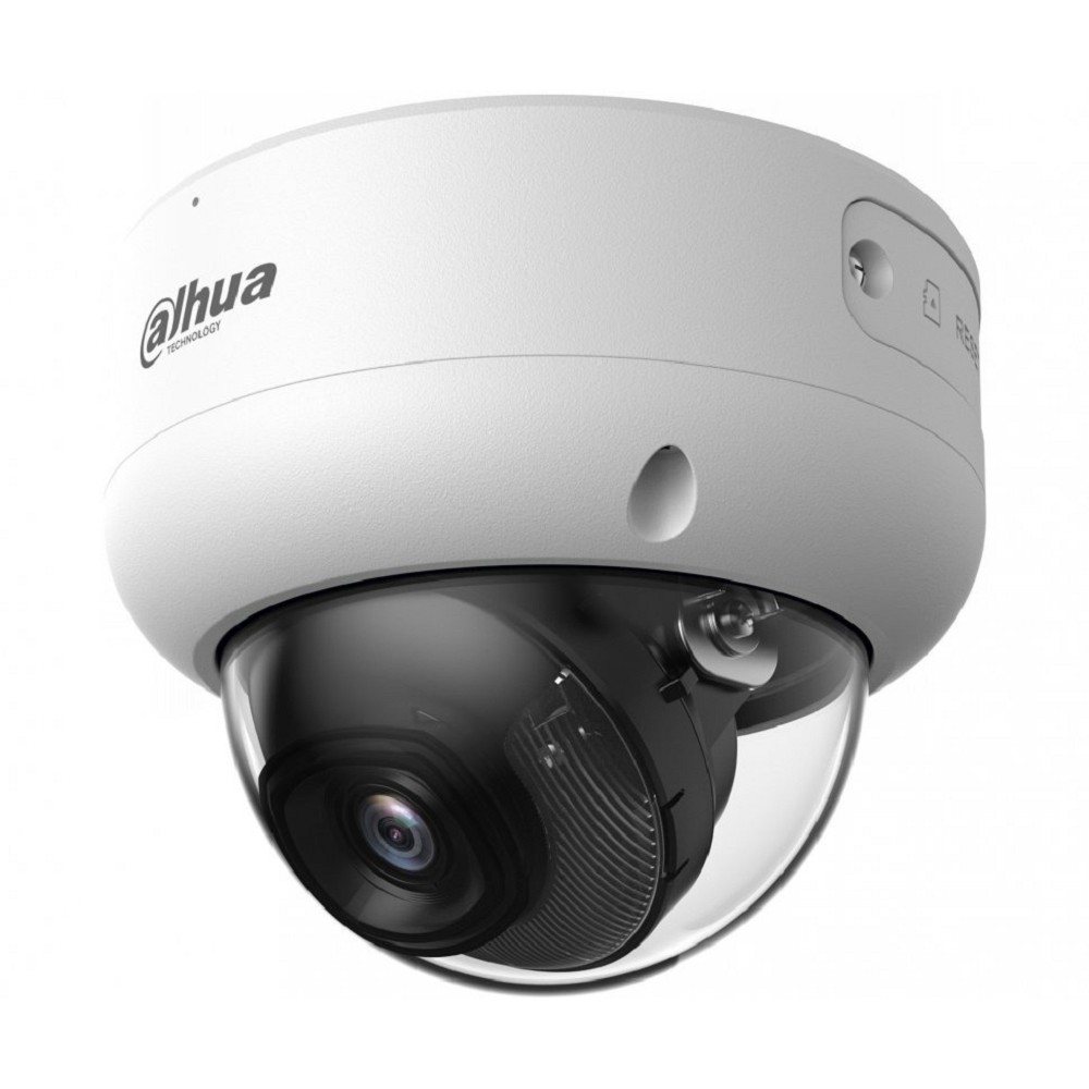 DAHUA DH-IPC-HDBW3249EP-S-IL-0280B Уличная купольная IP-видеокамера с ИИ 2Мп; 1/2.9” CMOS; объектив 2.8мм; видеоаналитика: SMD 4.0, AI SSA; ИК40м, LED 40м; IP67, IK10; MicroSD, PoE; корпус: металл