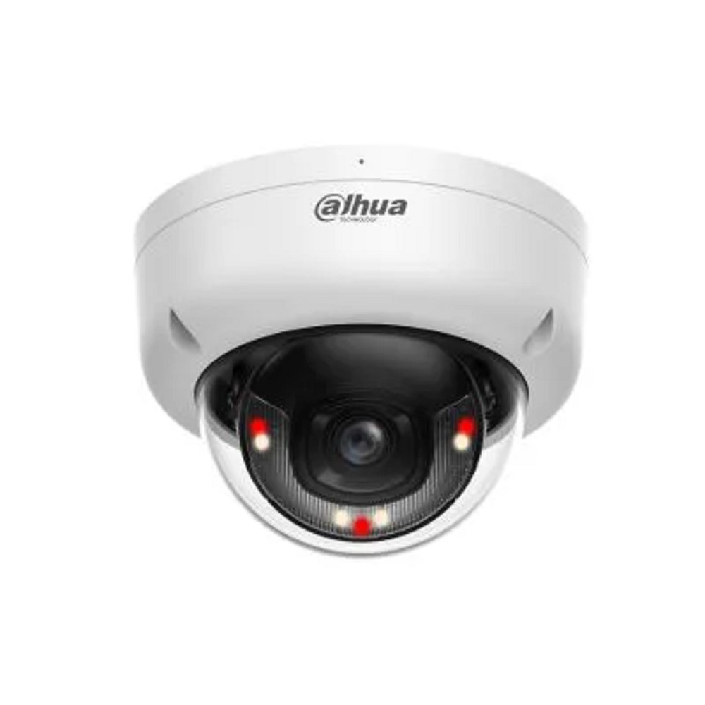 DAHUA DH-IPC-HDBW1439E1P-A-IL-0280B-S6 Уличная купольная IP-видеокамера 4Мп, 1/3” CMOS, объектив 2.8мм, ИК 30м,LED 30м, IP67 ,IK08, микрофон, металл, пластик