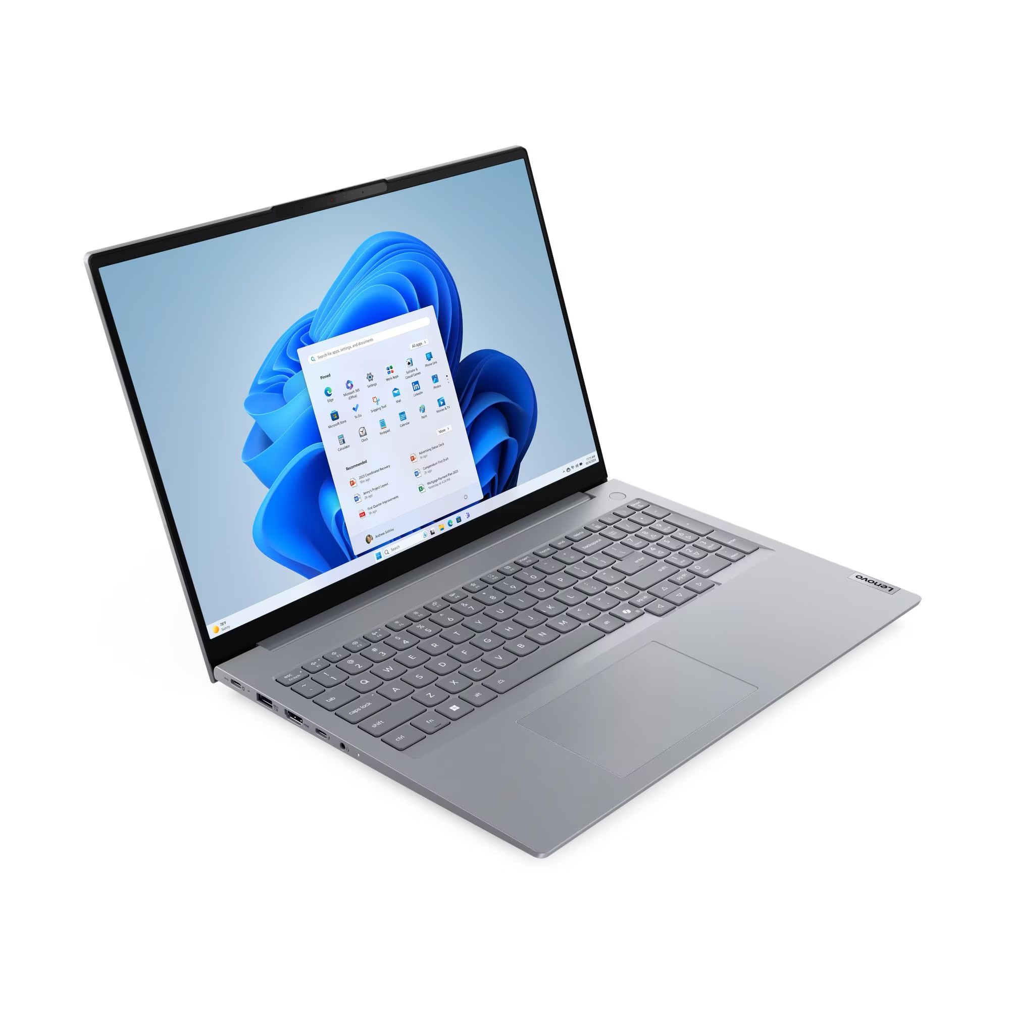 Lenovo ThinkBook 16 G8 IAL 16" WUXGA (1920x1200)IPS 300N, Ultra 5 225U, 1x16GB DDR5-5600, 512GB SSDM.2, Intel Graphics, WiFi6E, BT,Kb Eng/Ru, FPR, TPM2, FHDCam, 45Wh, 65W USB-C, NoOS, 1Y, 1.7kg арт. 21SK0027GQ