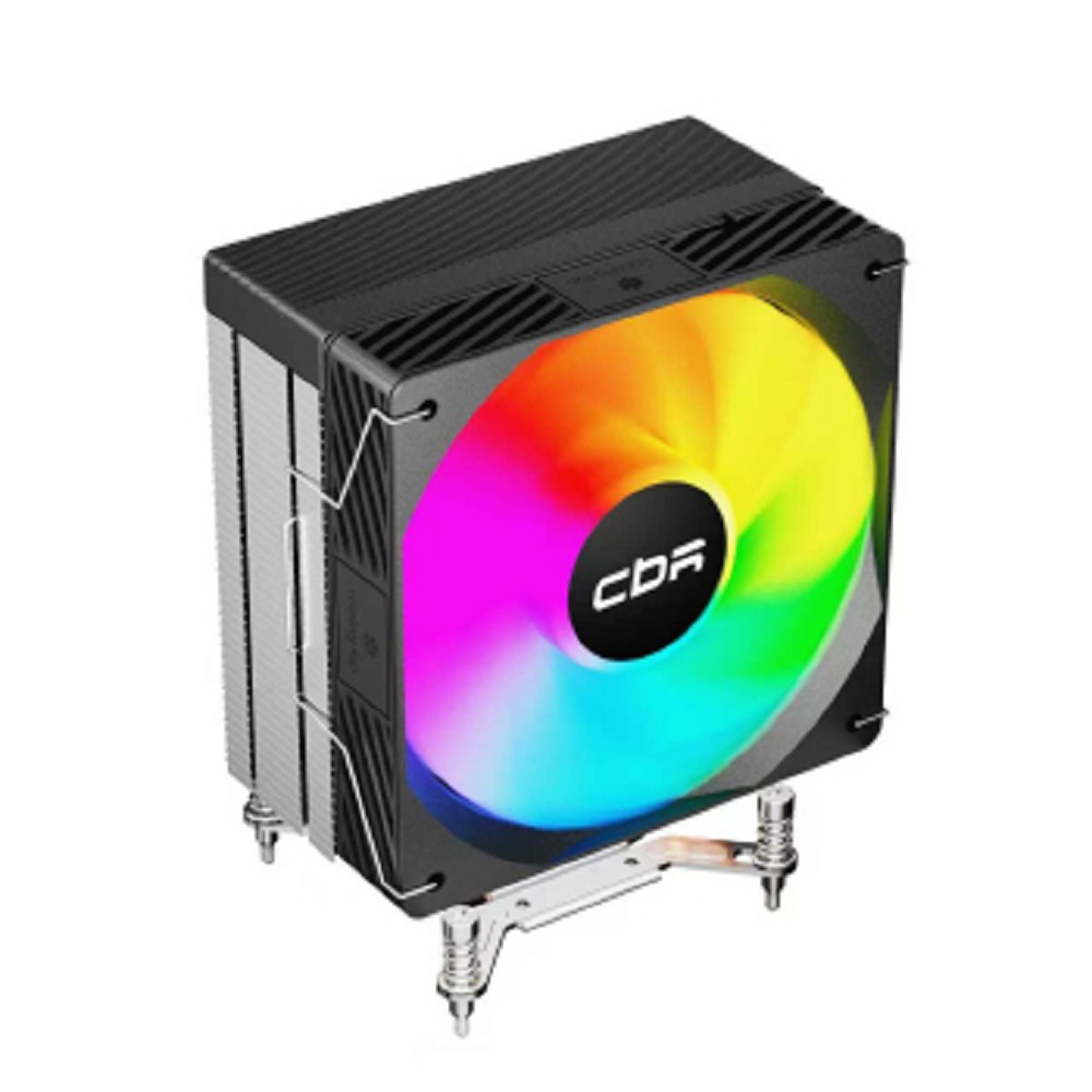 CBR-CC-3190-RGB-PWM Кулер для процессора, Al+Cu, 3 heat pipes, Socket 775/1366/1155/1156/1150/1151/1200/1700/AM2/АМ2+/АМ3/AM3+/FM1/FM2/AM4/AM5, TDP 190W, 120mm Fan, 2300RPM, HB, RGB, PWM, 36db