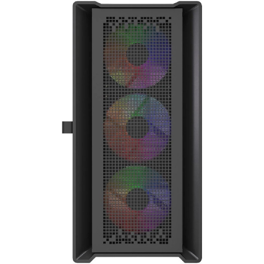 Powercase ByteFlow Micro Black LE, Tempered Glass, 4х 120mm ARGB PWM fans, чёрный, mATX [без встроенного хаба] (CAMBFB-A4-LE)