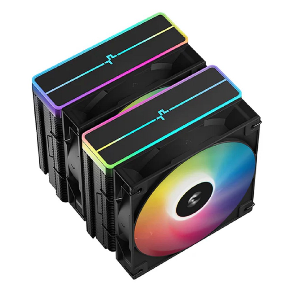 Cooler DeepCool AG620 Bk V2 ARGB Soc-AM5/AM4/1200/1700/1851 черный 4-pin 15-29