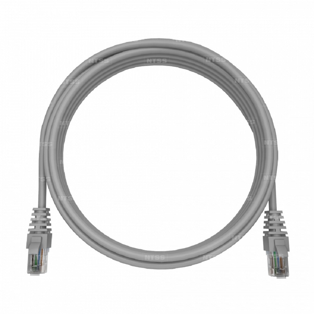 NTSS NTSS-PC-UTP-RJ45-5e-1.0-LSZH-GY Патч-корд NTSS 2 х RJ45/8P8C, T568B UTP 5e кат. литой 1 метр, LSZH, серый