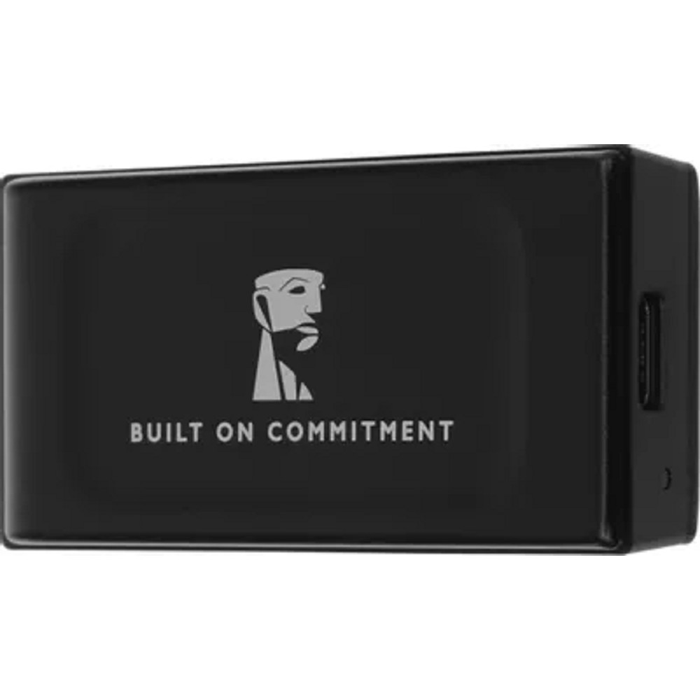 Kingston Portable SSD 2TB [SXS1000/2000GA] External XS1000 BOC,Type-C/A, USB 3.2 Gen 2, R/W 1050/1000MB/s, 70x33x14mm, 69g., Black (60 мес)