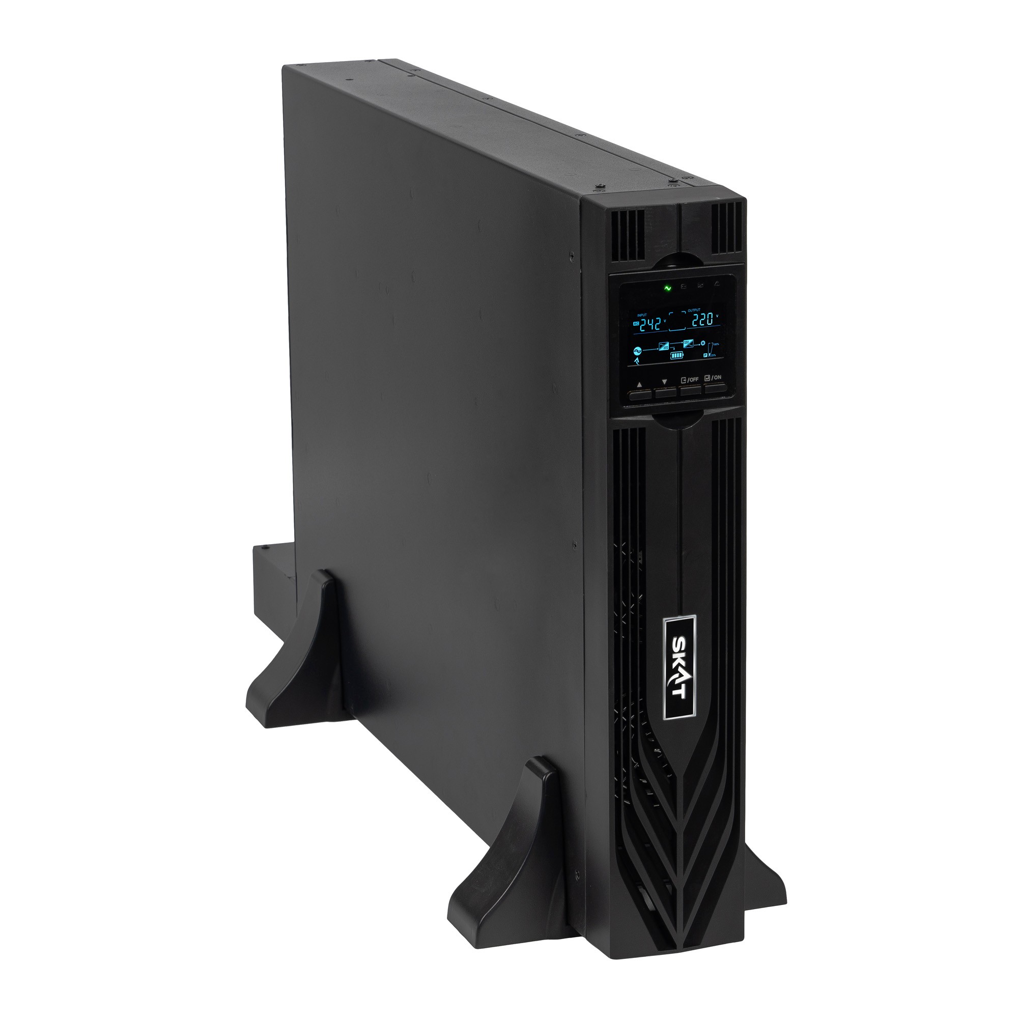 ИБП Бастион SKAT-UPS 6000-RACK-ON P3 БЕЗ АКБ {Online, 6000ВА/6000 Вт, стойка/на пол, 2xC19 + 3xC13, SNMP/USB/RS-232/EPO, внеш. АКБ 16-20 шт 40-250Ач, или SKAT ВС 192/9 или 240/18 RACK, МПТ} (8776) арт. 8776 SKAT-UPS 6000-RACK-ON P3