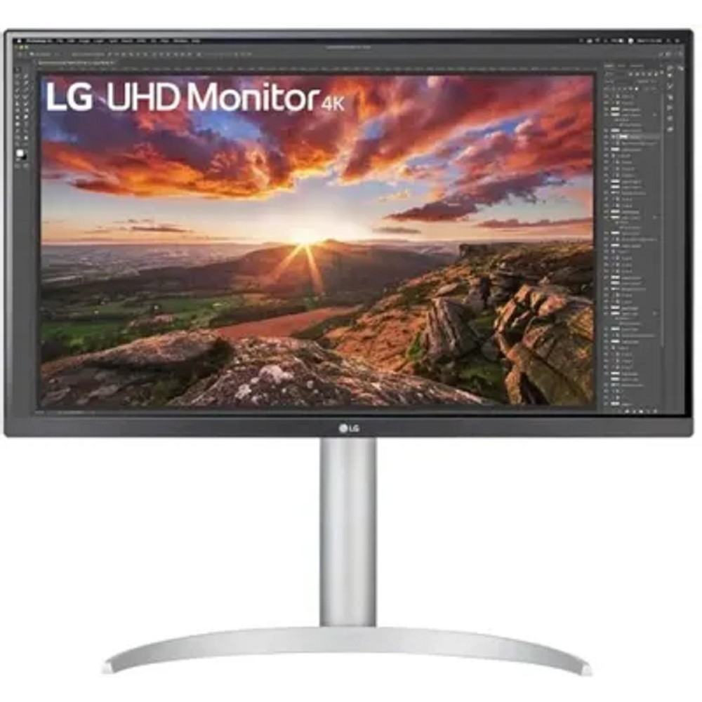 27 LG 27UP850K-W, IPS 3840x2160, 5ms, 400cd, 60Hz, HDMIx2 +DP+ USB-C+SPK 5W , HAS Pivot Swivel, white/silver, Ex арт. 27UP850K-W.ARUZ
