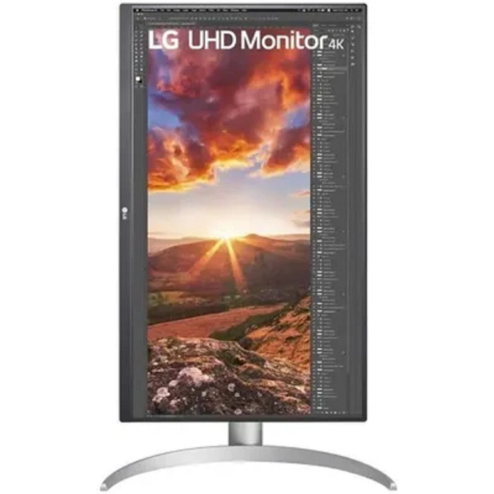 27 LG 27UP850K-W, IPS 3840x2160, 5ms, 400cd, 60Hz, HDMIx2 +DP+ USB-C+SPK 5W , HAS Pivot Swivel, white/silver, Ex арт. 27UP850K-W.ARUZ