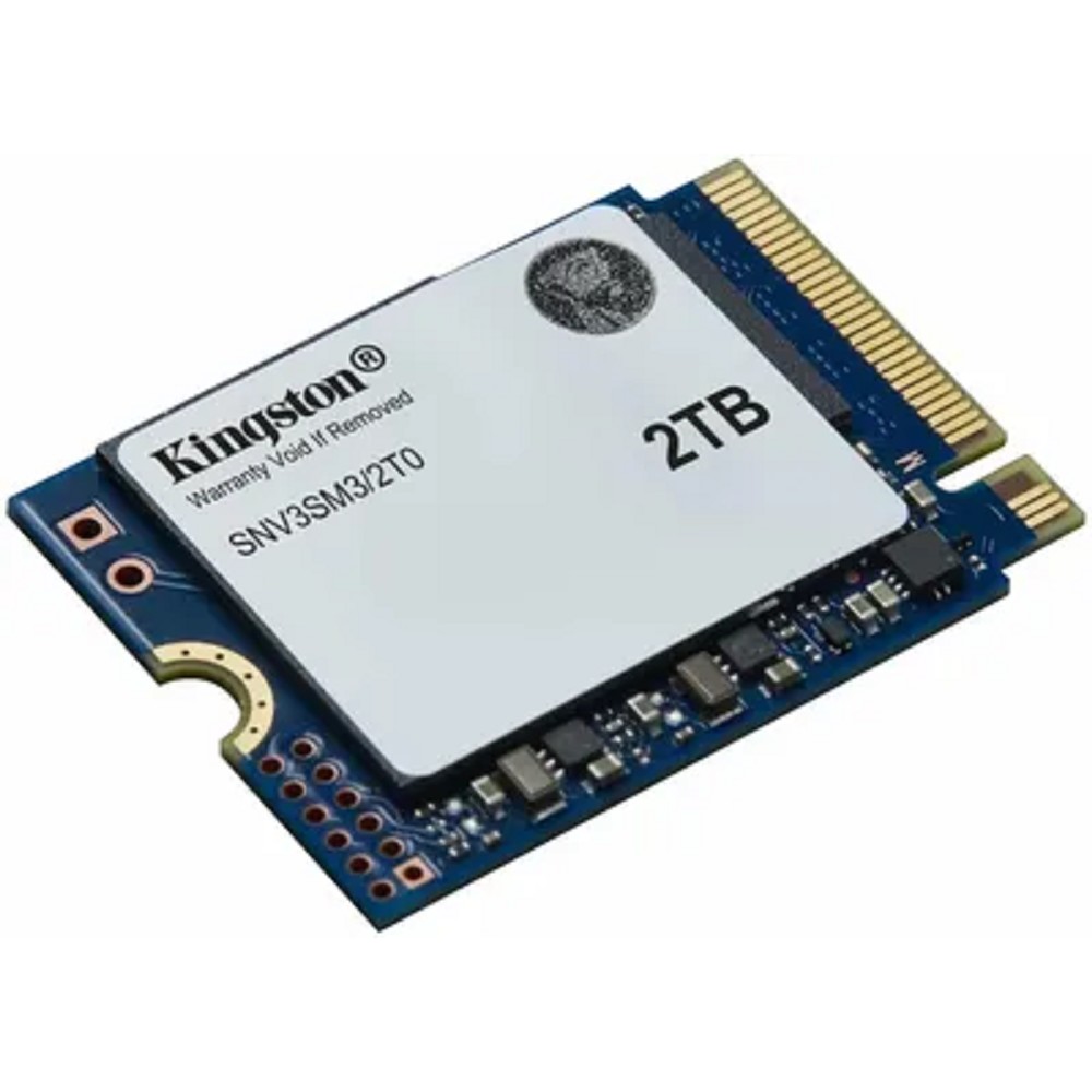 Твердотельный накопитель Kingston SSD 2000GB NV3 M.2 2230 NVMe Gen4x4 R6000/W5000MB/s 3D NAND MTBF 2M 640TBW Retail 1 year арт. SNV3SM3/2T0