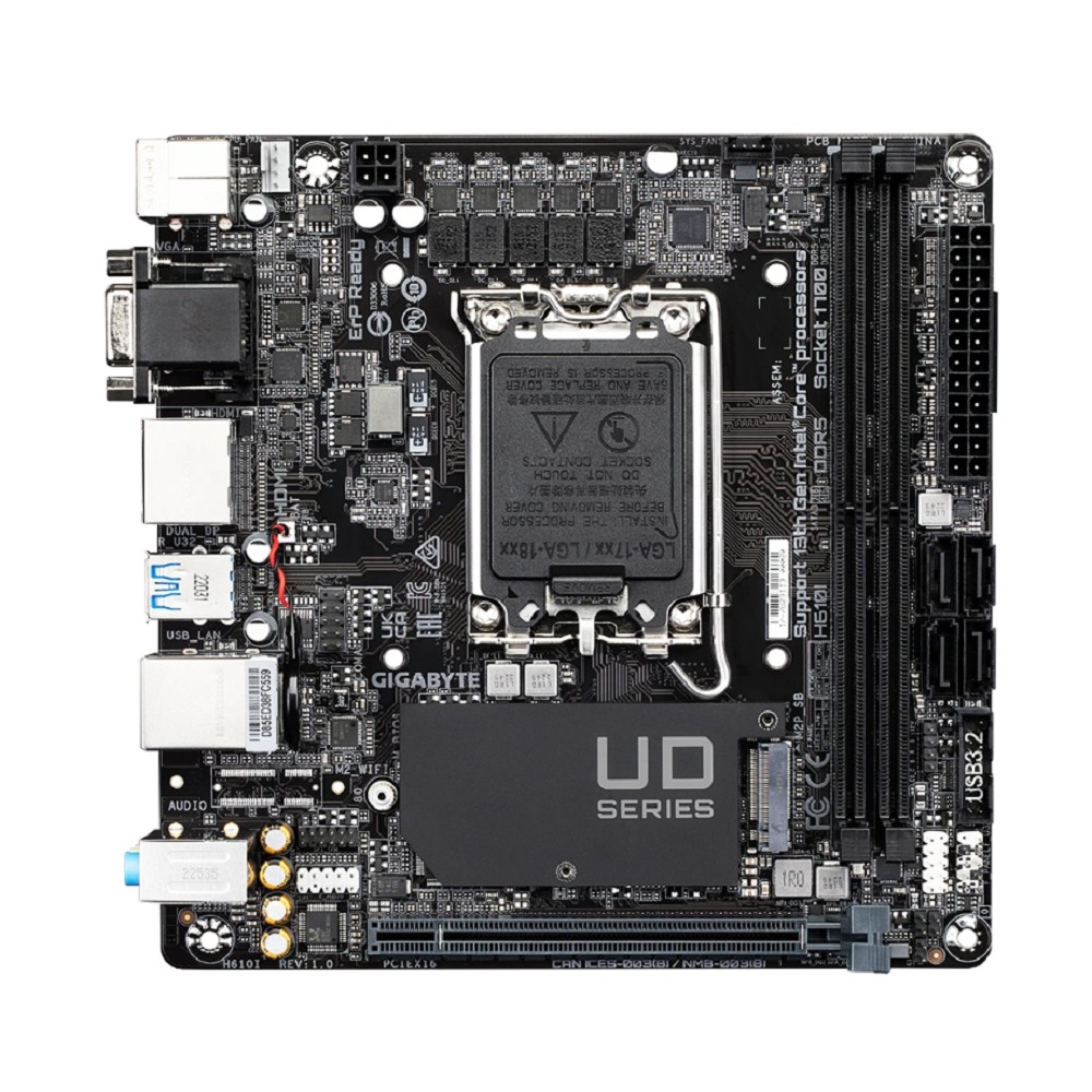 Материнская плата Gigabyte H610I
