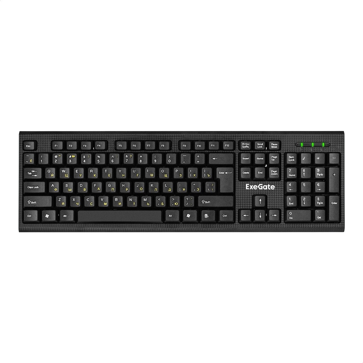 Exegate EX298905RUS Комплект беспроводной ExeGate Professional Standard Combo MK200 (клавиатура полноразмерная влагозащищенная 104кл. + мышь оптическая 1200dpi, 3 кнопки и колесо прокрутки; USB, радио