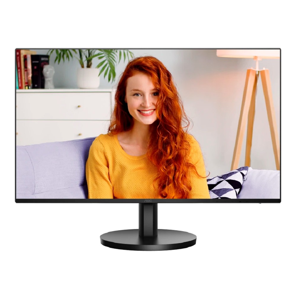 23,8" AOC 1920х1080 WLED 16:9 IPS 300cd, 1500:1, 20M:1, 4ms, 178/178, VGA, HDMI, DP, 120Hz, Speakers, Tilt, Internal, VESA, Black, 3y арт. 24B3QA2