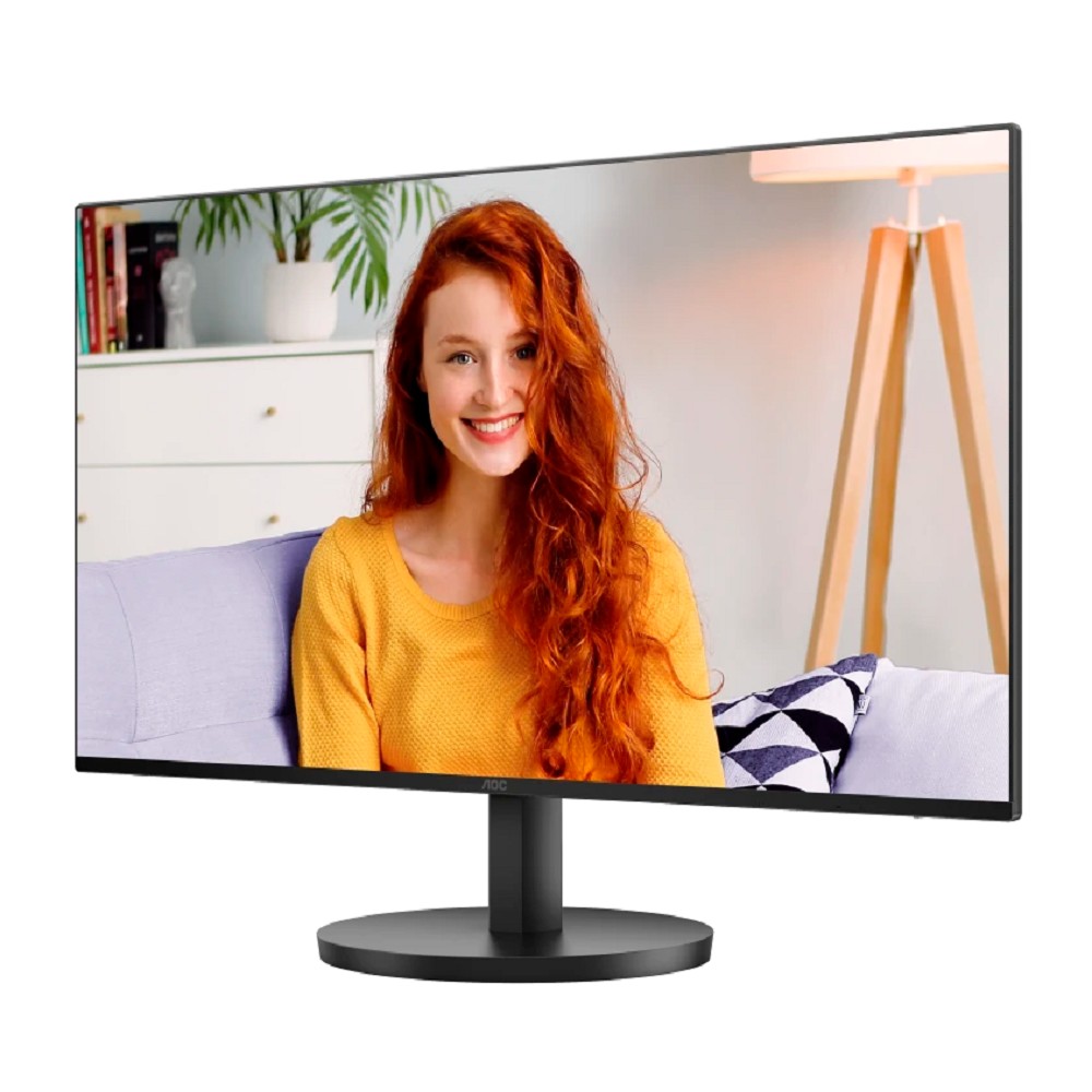 23,8" AOC 1920х1080 WLED 16:9 IPS 300cd, 1500:1, 20M:1, 4ms, 178/178, VGA, HDMI, DP, 120Hz, Speakers, Tilt, Internal, VESA, Black, 3y арт. 24B3QA2