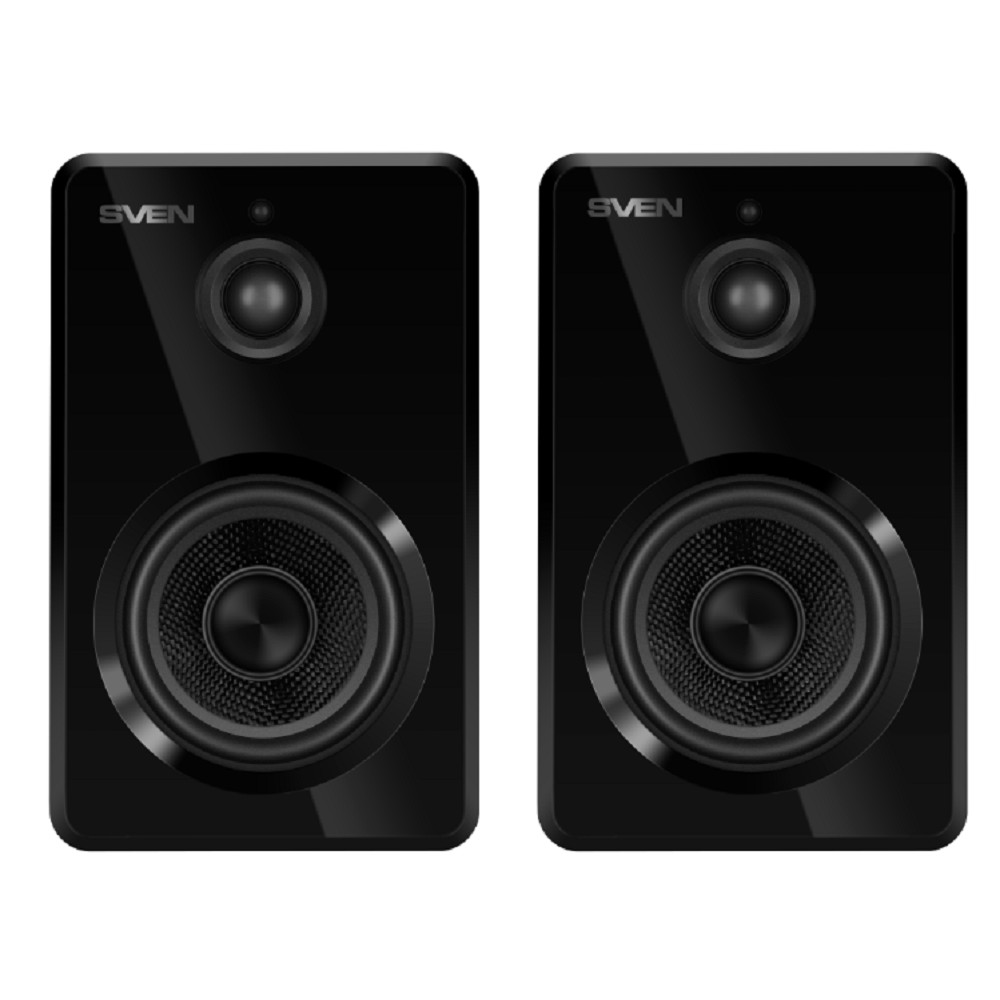Компьютерная акустика 2.0 Sven SPS-730 черный (50 Вт, BT, пульт, USB, microSD) арт. SV-021177