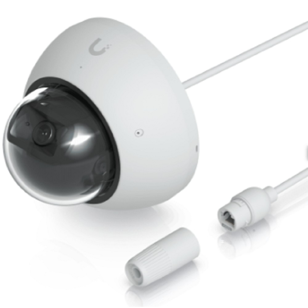 UBIQUITI UVC-AI-Dome-W Видеокамера 4K (8MP), 30 к/с, 109,9°, ИК-подсветка до 40 м, белый