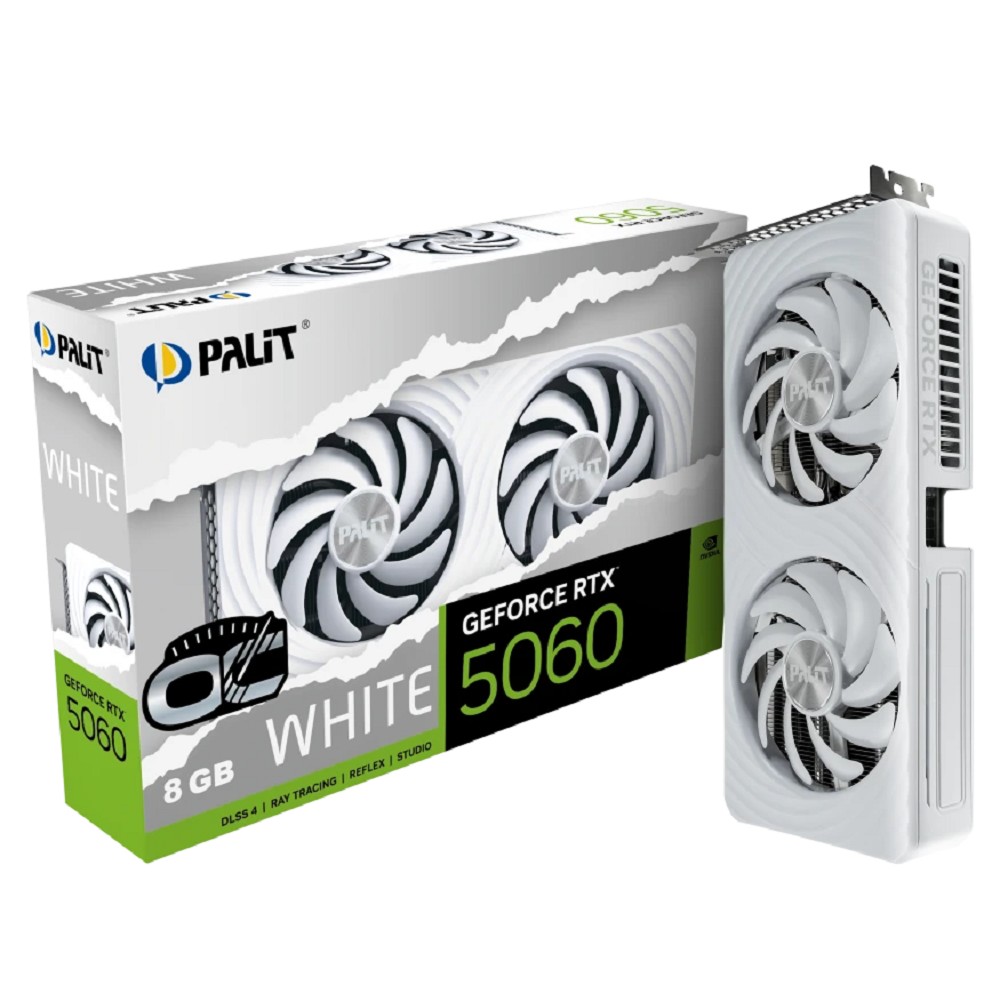 Видеокарта Palit PA-RTX5060 WHITE OC 8GB арт. NE75060U19P1-GB2063M