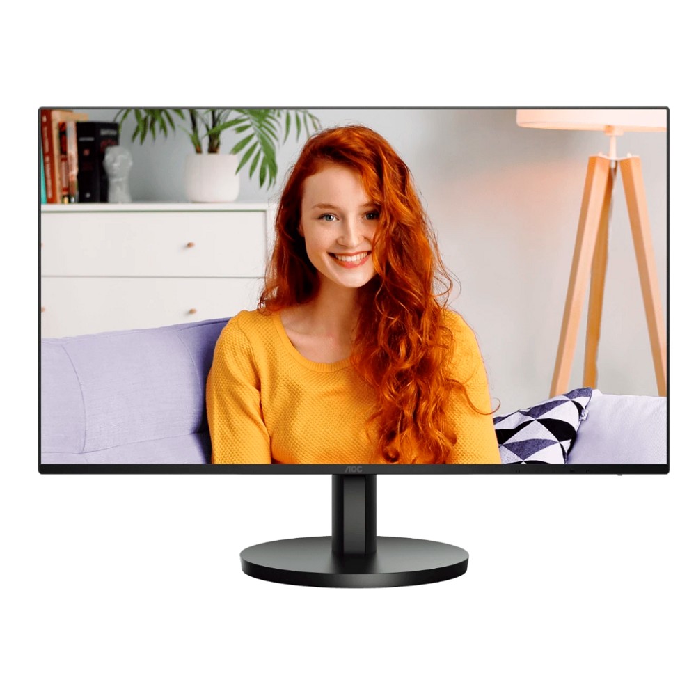 27" AOC 1920х1080 WLED 16:9 IPS 300cd, 1500:1, 20M:1, 4ms, 178°/178°, VGA, HDMI, DP, 120Hz, Speakers, Tilt, Internal, VESA, Black, 3y арт. 27B3QA2