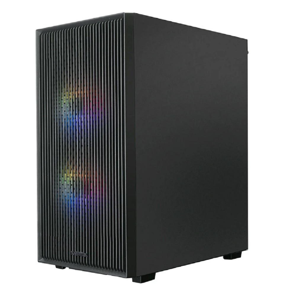 XASTRA Корпус A307M 3FRGB Black mATX/Mesh/ tempered glass / 3x 120mm FC120 FRGB fans/ A307M-3FC12F