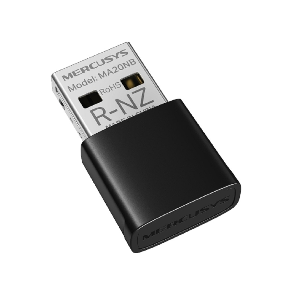 Mercusys MA20NB Сверхкомпактный USB-адаптер с поддержкой Wi-Fi AC650 и Bluetooth