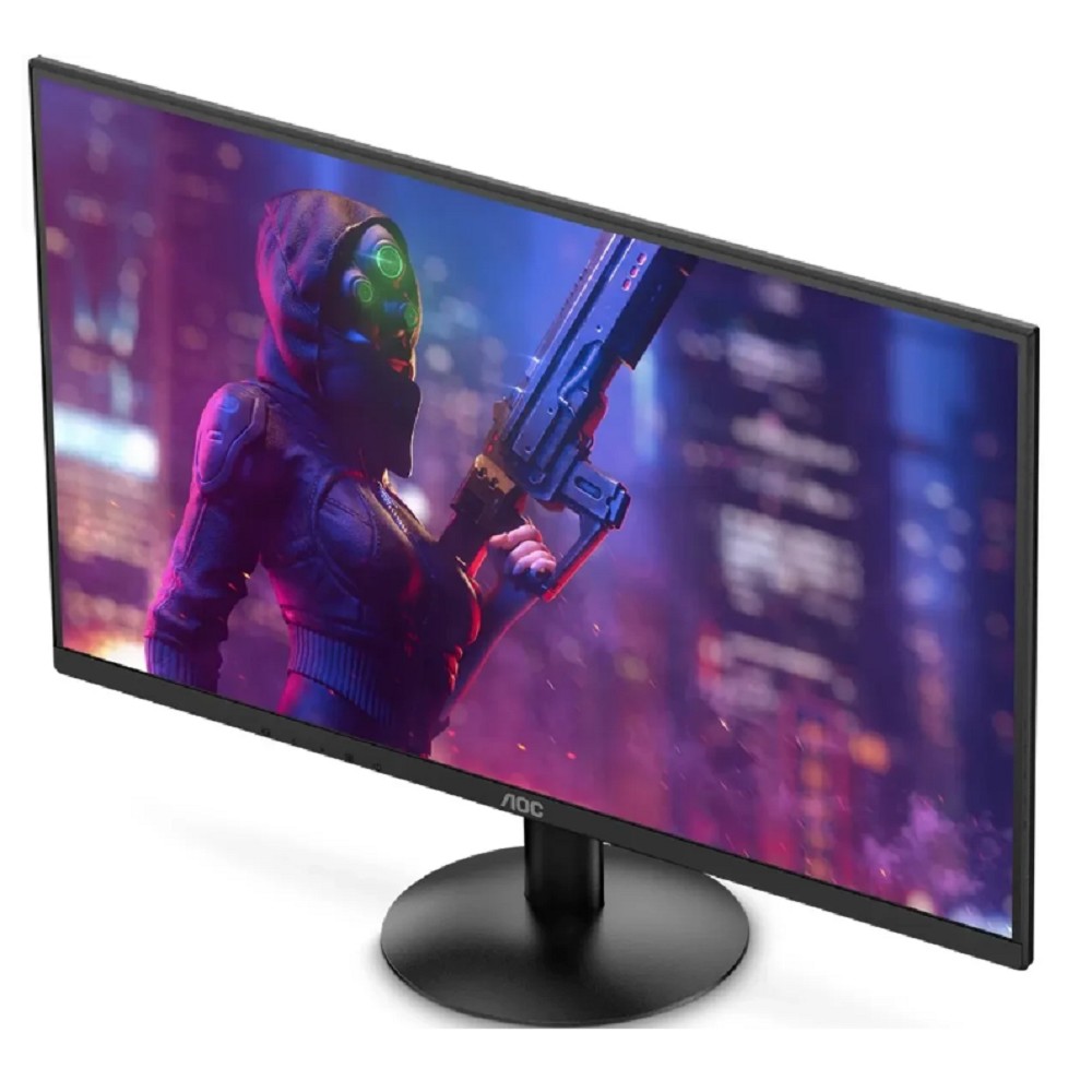 27" AOC 1920x1080 WLED 16:9 IPS 300cd, 1500:1, 20M:1, 4ms, 178°/178°, VGA, HDMI, 120Hz, Tilt, VESA, External, Black, 3y арт. 27B30H3