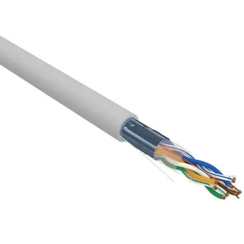 Кабель информационный Rexant 02-0025-R кат.5E F/UTP 4 пары 24AWG PVC внутренний 305м серый