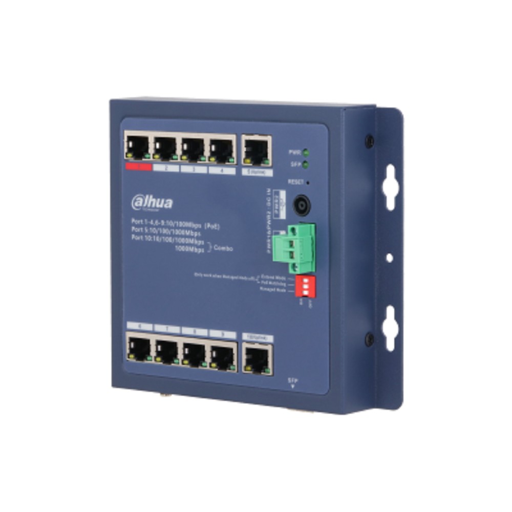 Управляемый PoE-коммутатор Dahua DH-CHS4110-8ET-90-F