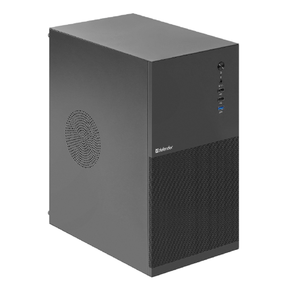 Defender Корпус компьютерный Apex Metal черный, mATX, USB3.0, USB1.1x2 арт. 25021