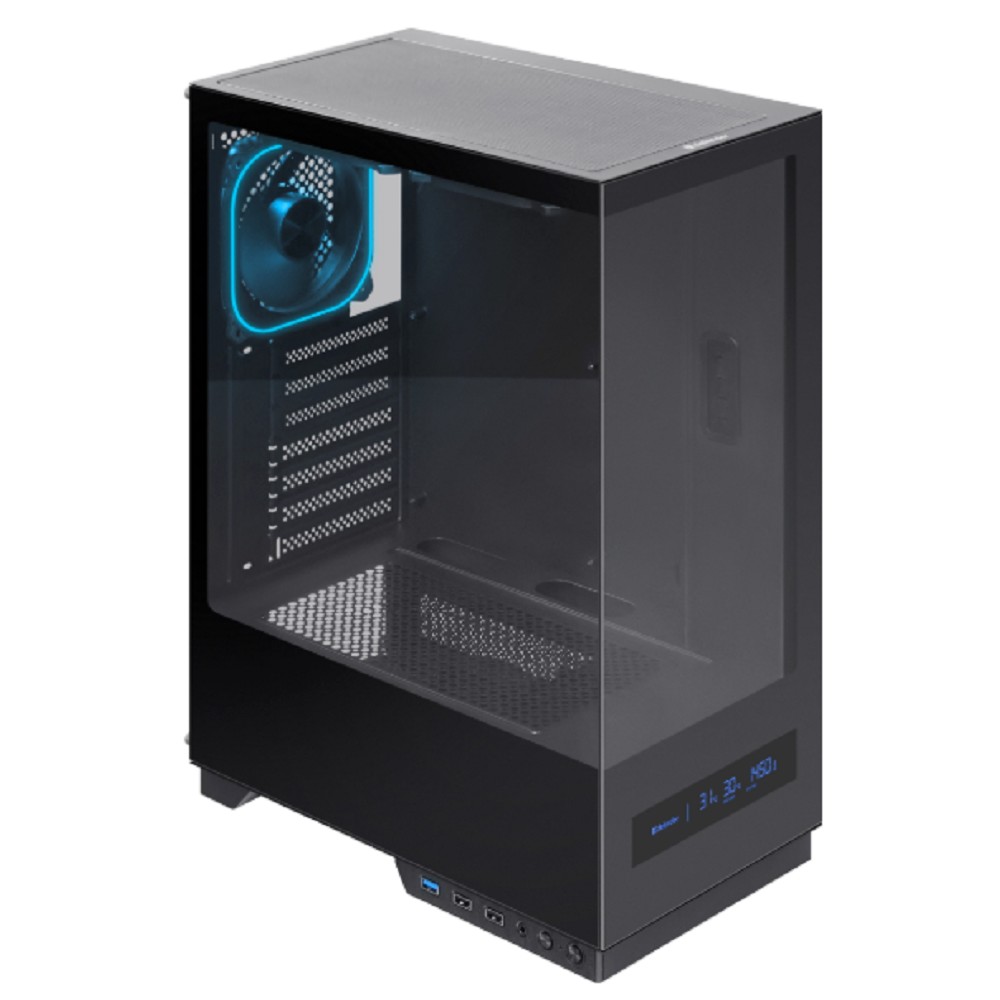 Defender Корпус компьютерный HyperHub Pro черный,ATX,display,TypeC,3fans арт. 25141